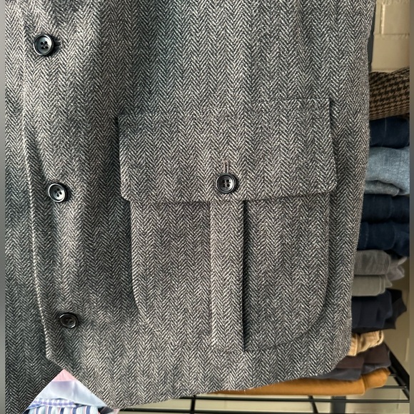 Wool Blend Tweed Vest - Picture 3 of 6
